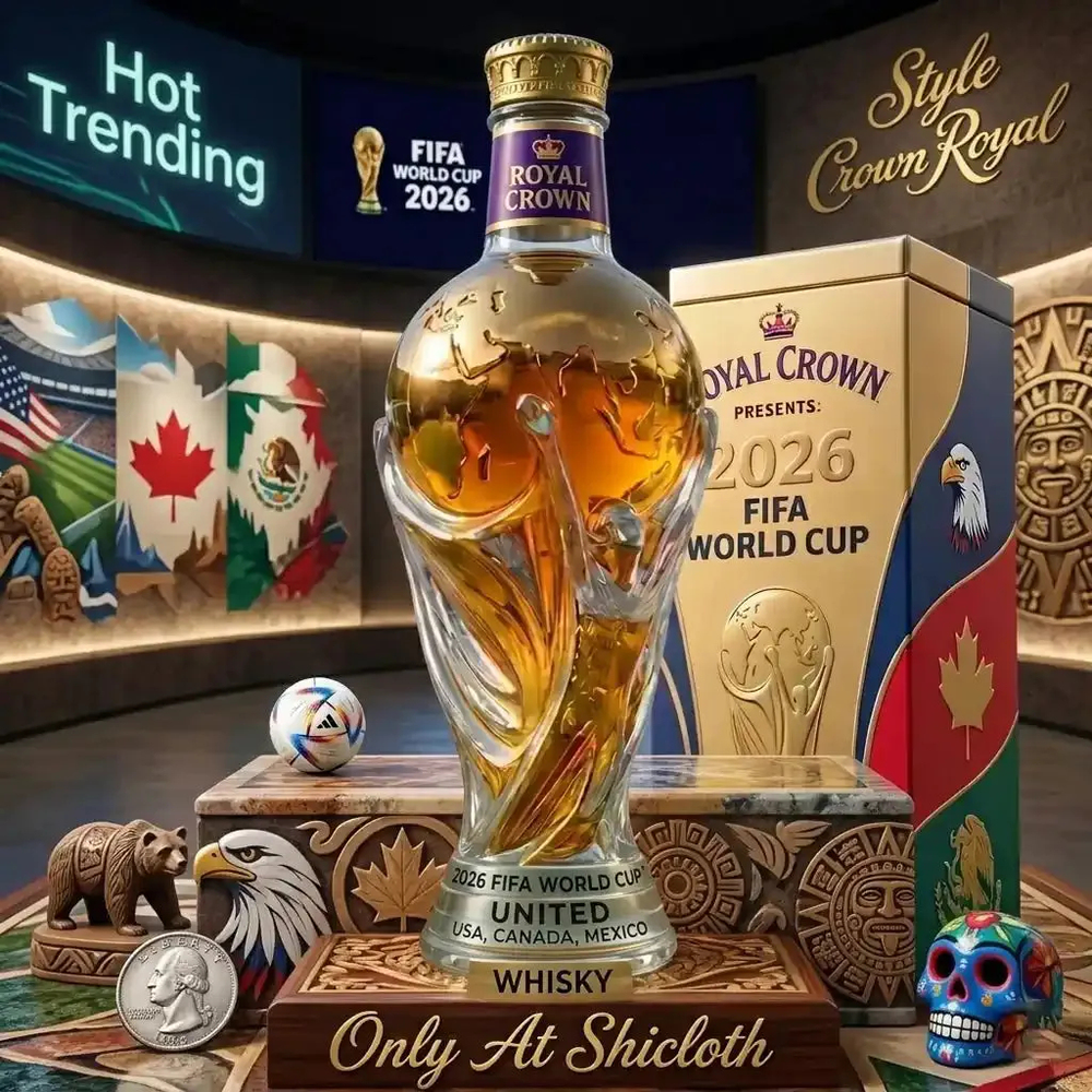 Limited Edition Championship Whisky Bottle – Collectible Soccer-Themed Decanter